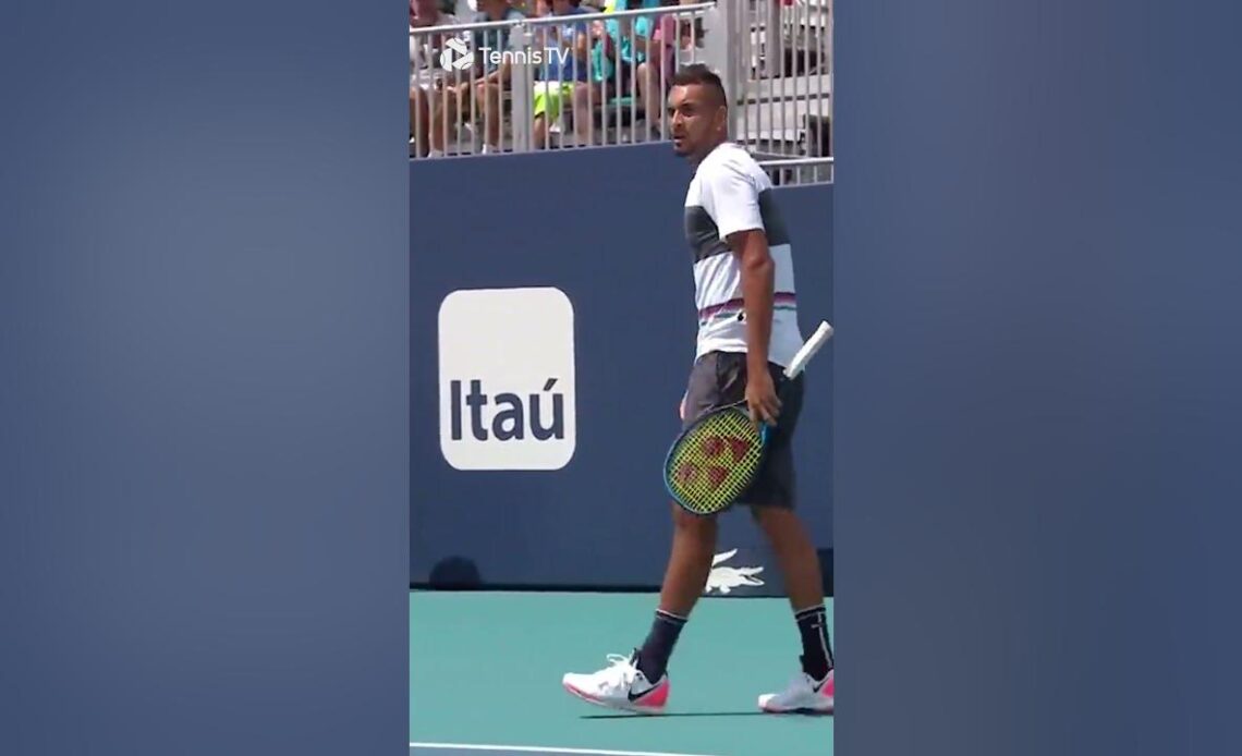 When Nick Kyrgios Hit A No-Look & A Tweener In The Same Point 🤯