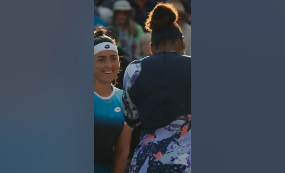 When Serena Williams chose Ons Jabeur to play doubles in Eastbourne 🔥 #shorts #wta #tennis #netflix