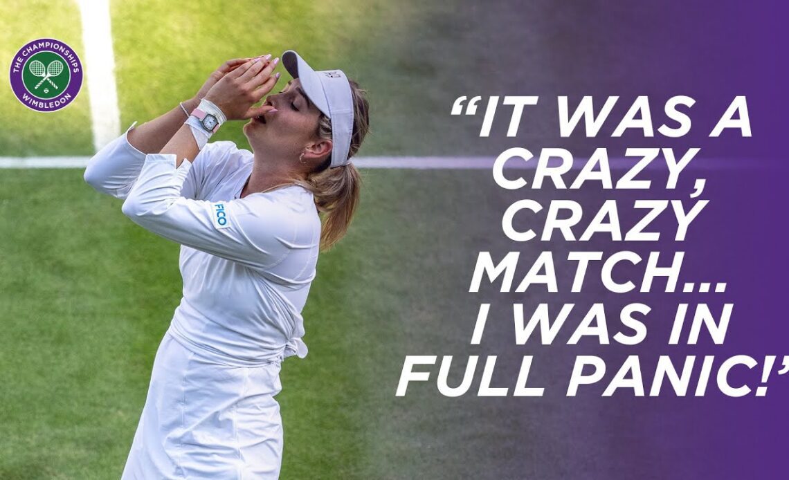 An emotional win for Donna Vekic after overcoming frustration | Wimbledon 2023