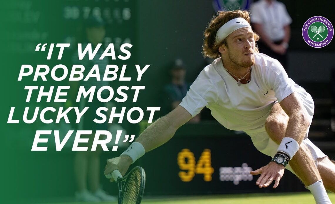 Andrey Rublev on THAT shot after a classic five-set match in the Fourth Round | Wimbledon 2023