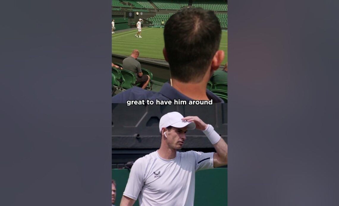 Andy Murray is feeling good ahead of #Wimbledon 😎 #shorts