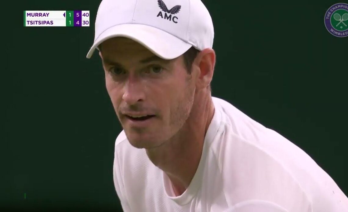 Andy Murray vs Stefanos Tsitsipas | Second Round Extended Highlights | Wimbledon 2023
