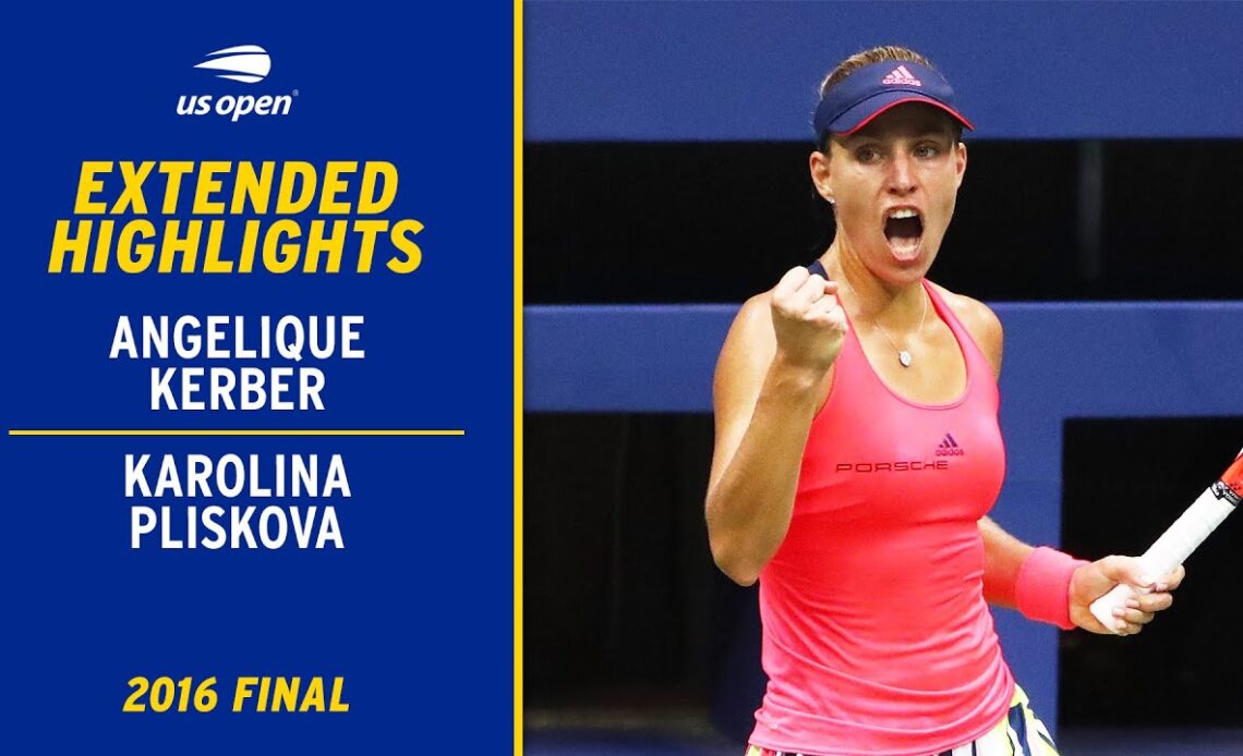 Angelique Kerber vs. Karolína Plíšková Extended Highlights | 2016 US Open Final