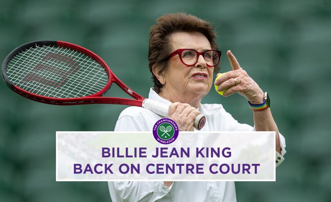 Billie Jean King | Back where she belongs | Wimbledon 2023