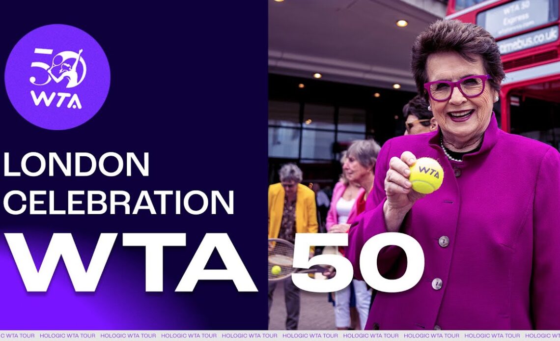 Billie Jean King & Legends Celebrate the WTA's 50th Anniversary at London's Gloucester Hotel!