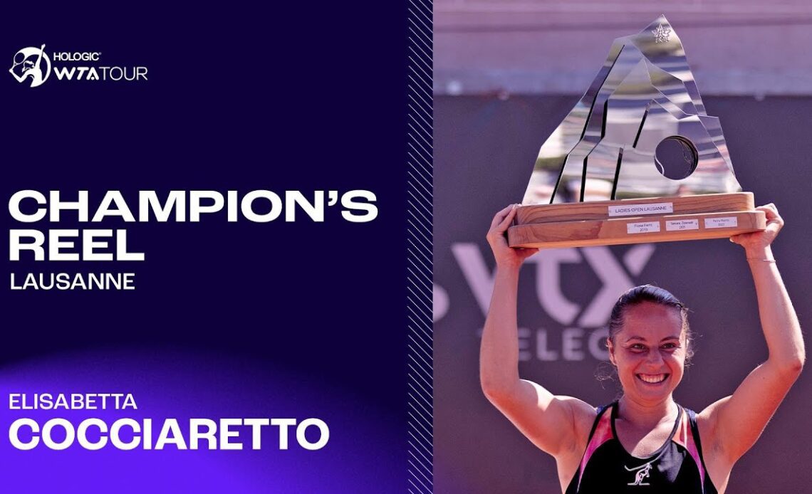 Champion Elisabetta Cocciaretto's TOP plays from Lausanne! 🙌