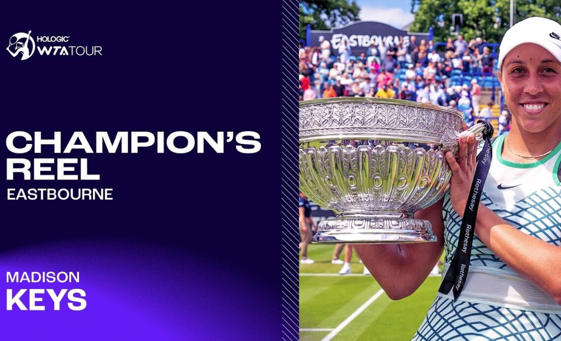 Champion Madison Keys reclaims the Eastbourne title after nine years! 🏆