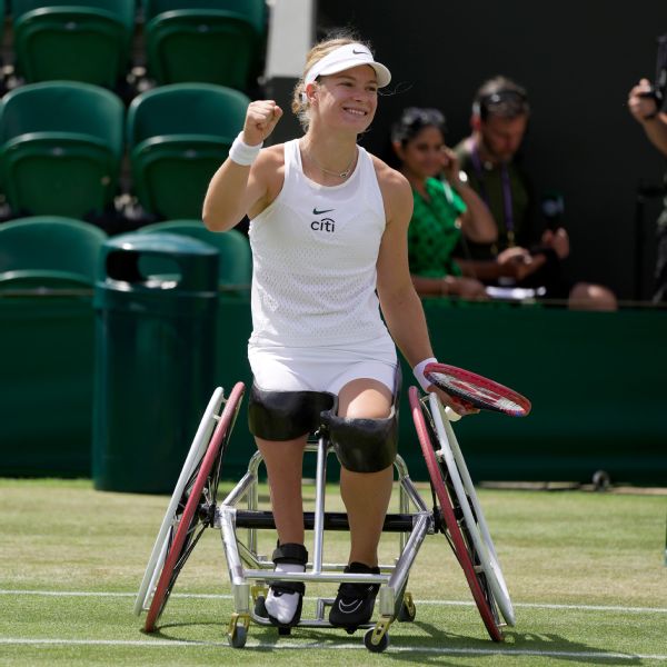 Diede de Groot wins Wimbledon women's wheelchair title