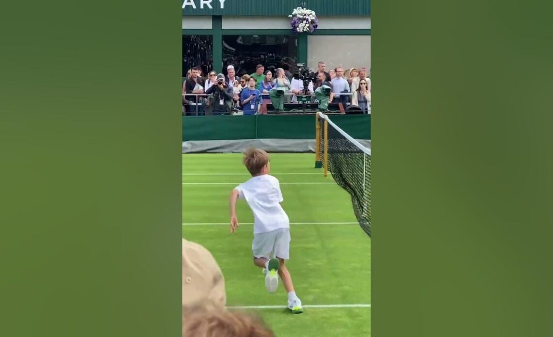 Djokovic Sr and Djokovic Jr on the practice court 😊 #shorts