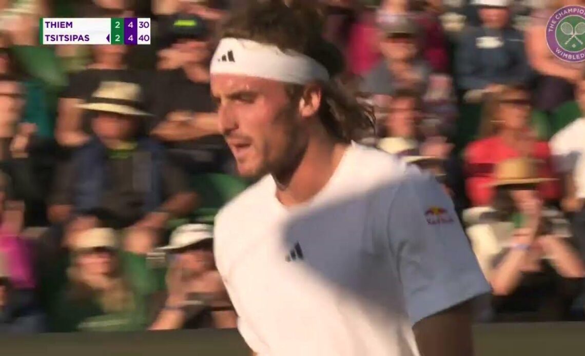 Dominic Thiem vs Stefanos Tsitsipas | Extended Highlights | Wimbledon 2023 First Round