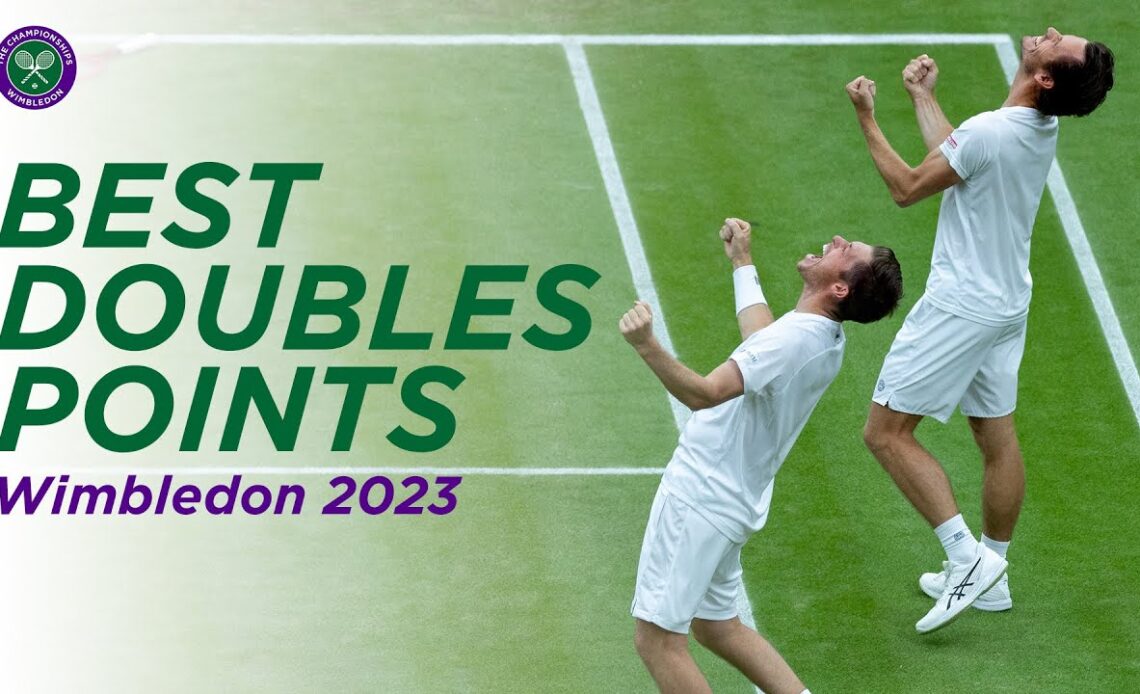 Double The Fun | Best Doubles Points Wimbledon 2023
