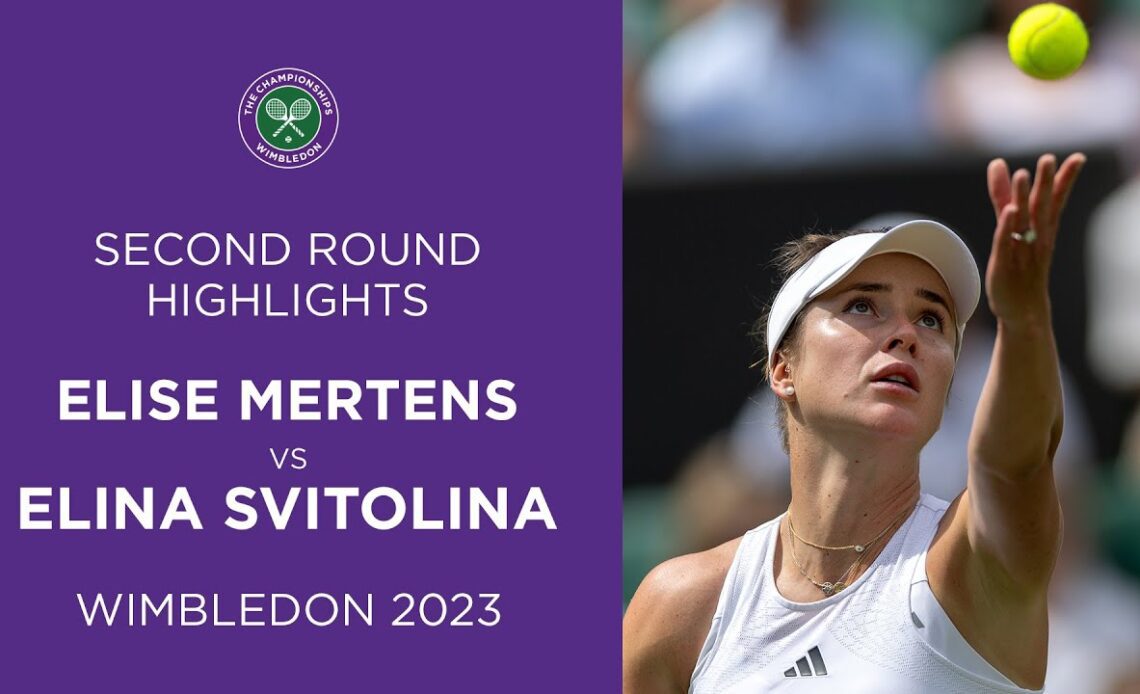 Elise Mertens vs Elina Svitolina | Second Round Highlights | Wimbledon 2023