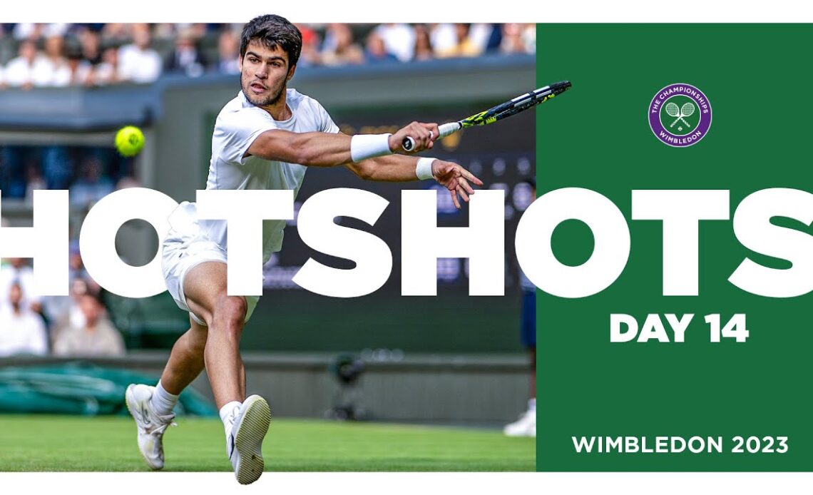 Fantastic Final Day Shots | Hot Shots Day 14 | Wimbledon 2023
