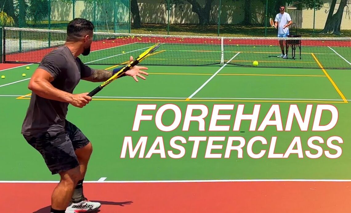 Forehand Contact Point Correction | 3.5 NTRP Tennis Lesson
