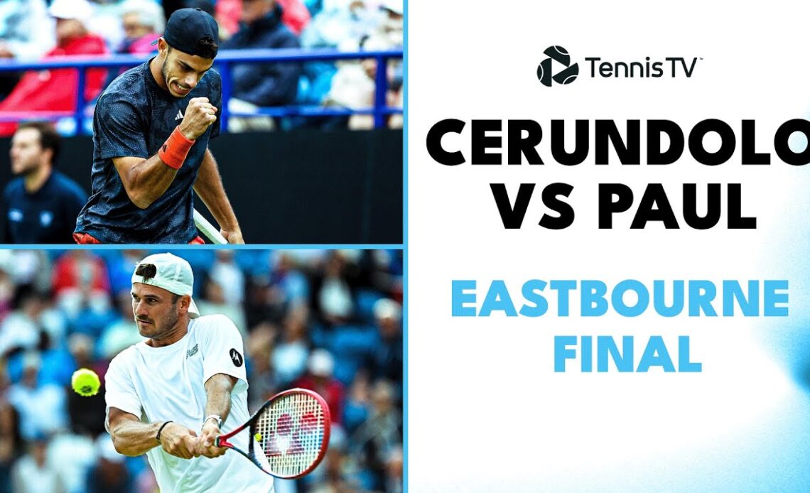 Francisco Cerundolo vs Tommy Paul For The Title! | Eastbourne 2023 Final Highlights