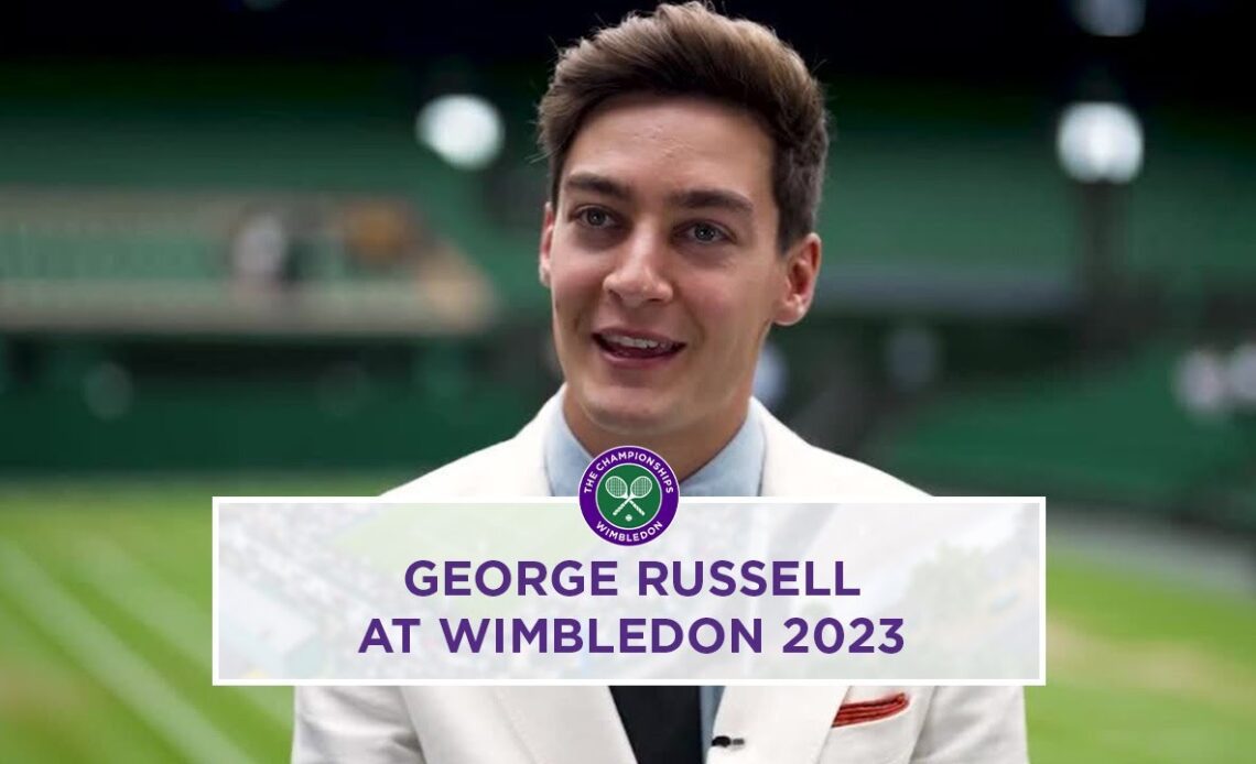 From Grand Prix to Grand Slam 🏎🎾 | George Russell At Wimbledon