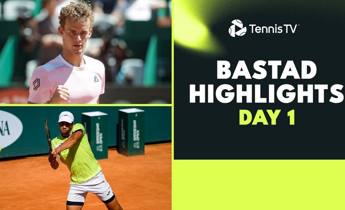 Galan Takes On Monteiro, Van Assche Battles Madaras | Bastad 2023 Highlights Day 1