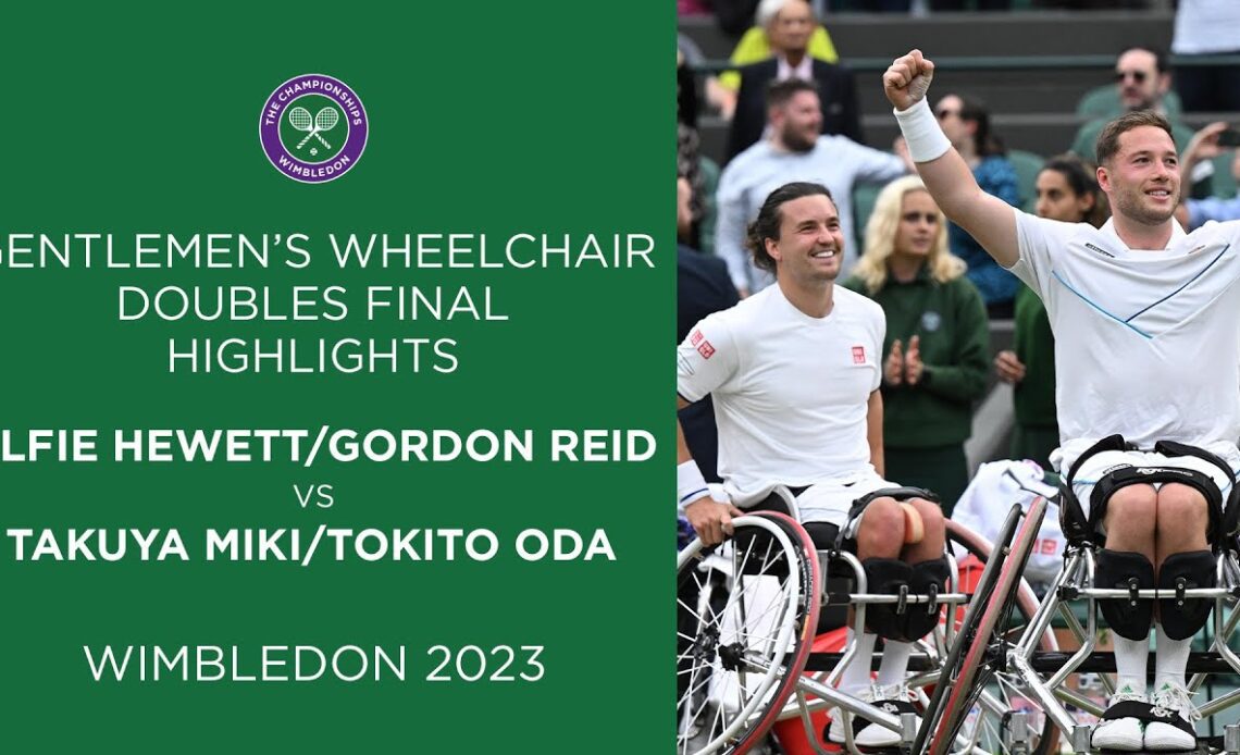Hewett/Reid vs. Miki/Oda: Gentlemen's Wheelchair Doubles Final Highlights | Wimbledon 2023