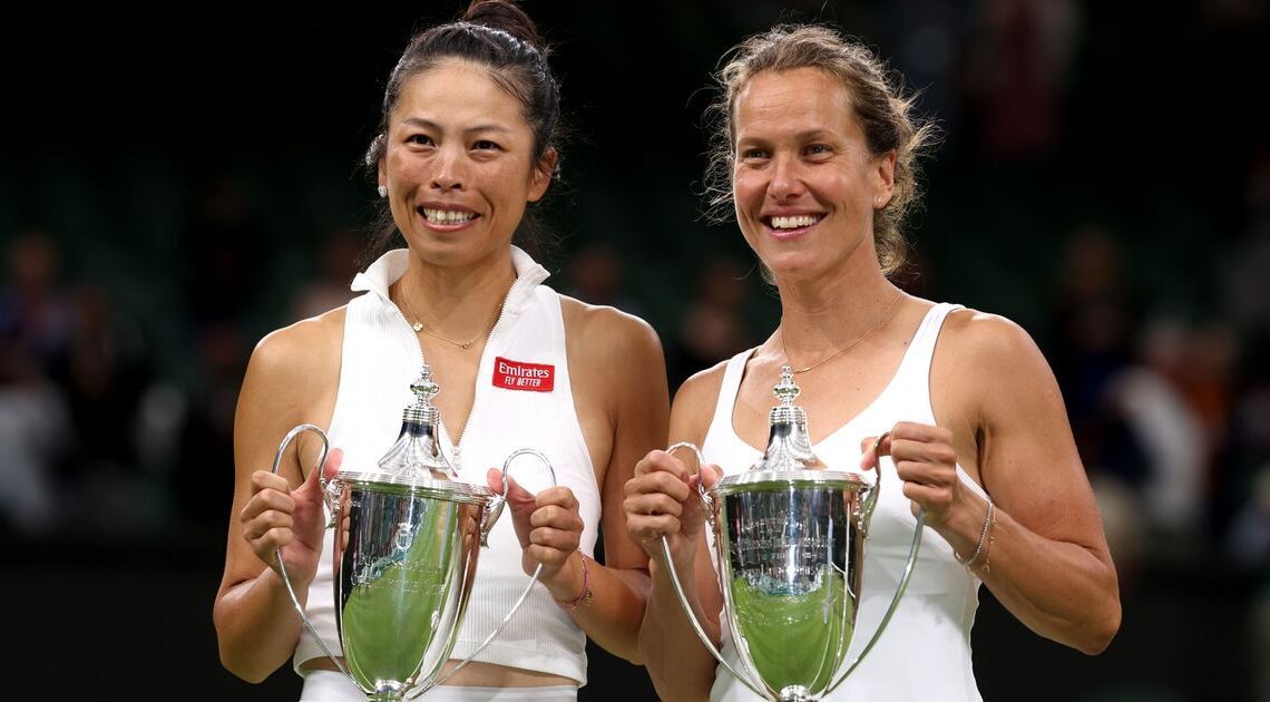 Hsieh and Strycova win Wimbledon doubles title for second time