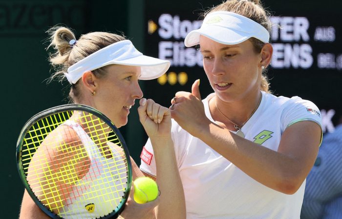 Hunter and Mertens advance to Wimbledon doubles quarterfinals | 11 July, 2023 | All News | News and Features | News and Events