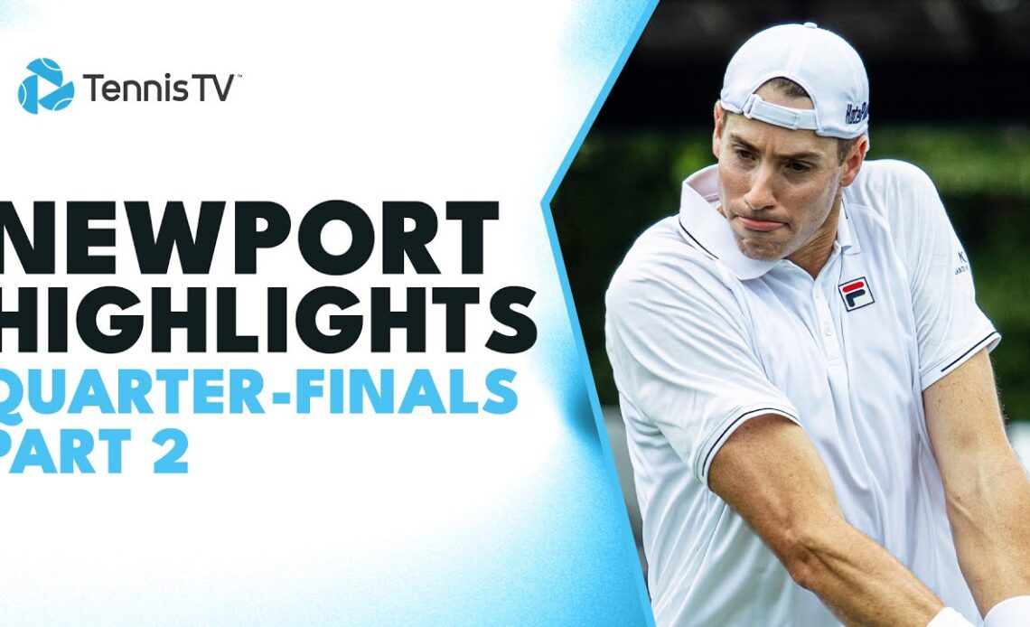 Isner Faces Paul; Michelsen and McDonald Face Off | Newport 2023 Highlights Day 5