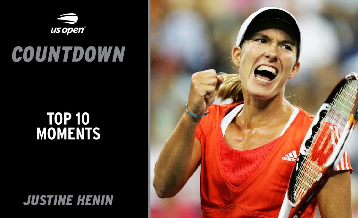 Justine Henin | Top 10 Moments | US Open
