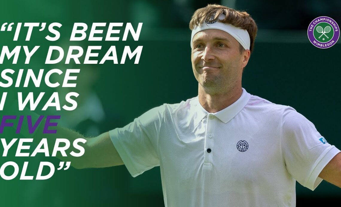 Liam Broady has made his dream come true in front of the Centre Court crowd | Wimbledon 2023