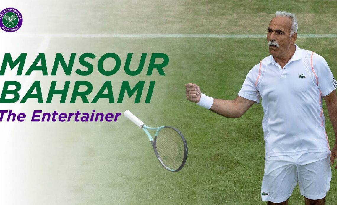 MANSOUR BAHRAMI THE ENTERTAINER | His Best Moments from Wimbledon 2023