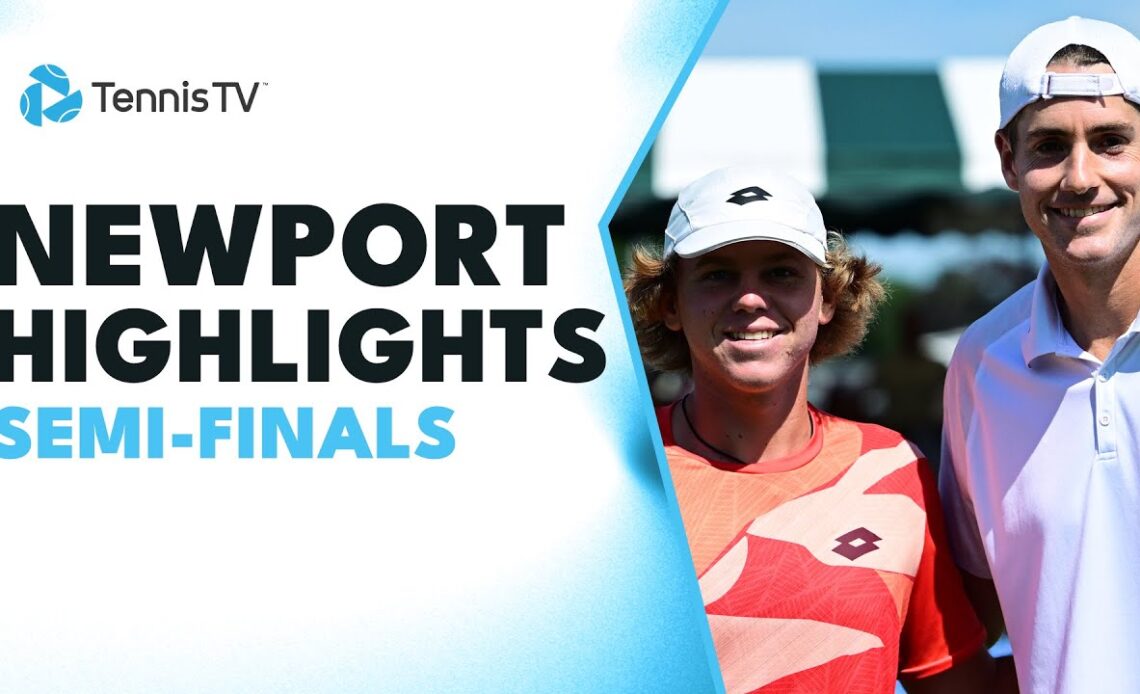 Mannarino Takes On Humbert; Isner and Michelsen Square-Off | Newport 2023 HIghlights Day 6