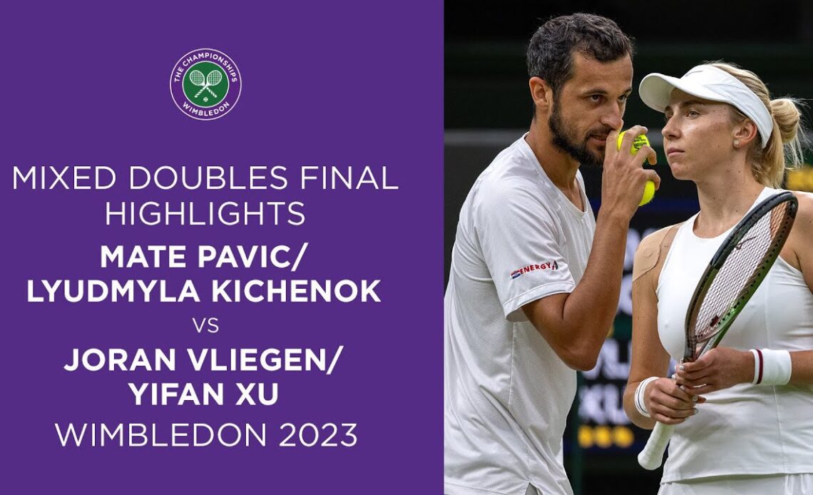Mate Pavic/Lyudmyla Kichenok vs Joran Vliegen/Yifan Xu: Mixed Doubles Final Highlights