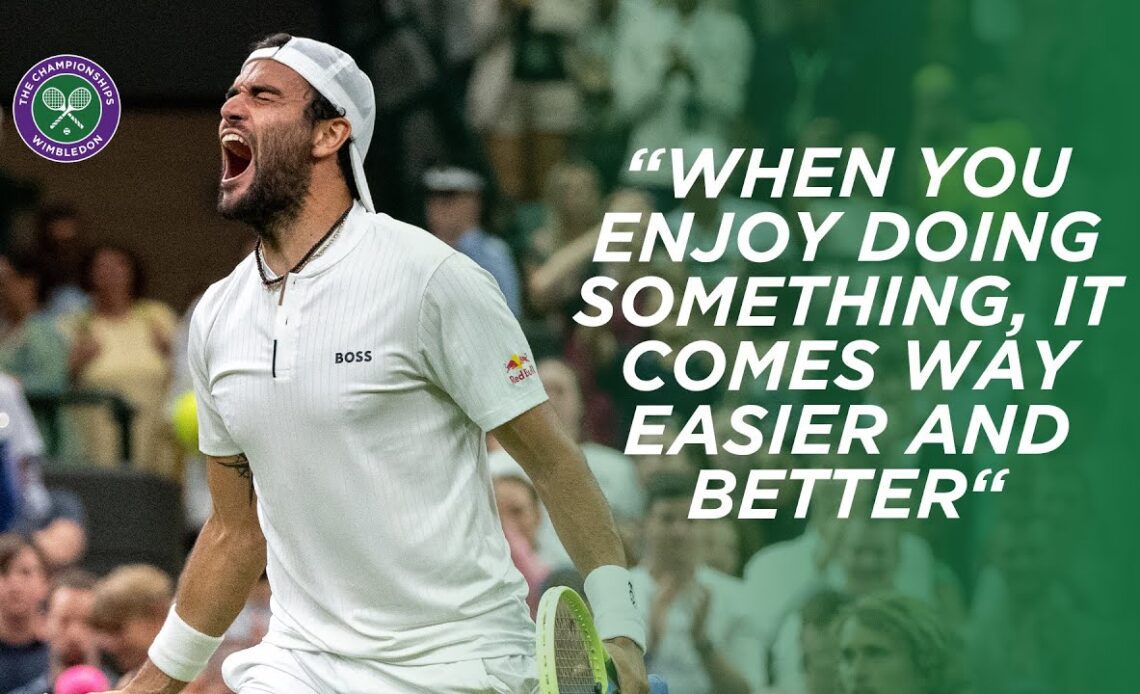 Matteo Berrettini feels "Special energy' at The Championships after Third Round win | Wimbledon 2023