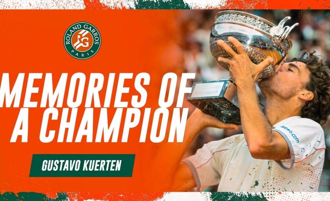 Memories of a champion 🏆 Gustavo Kuerten 🇧🇷 I Roland-Garros