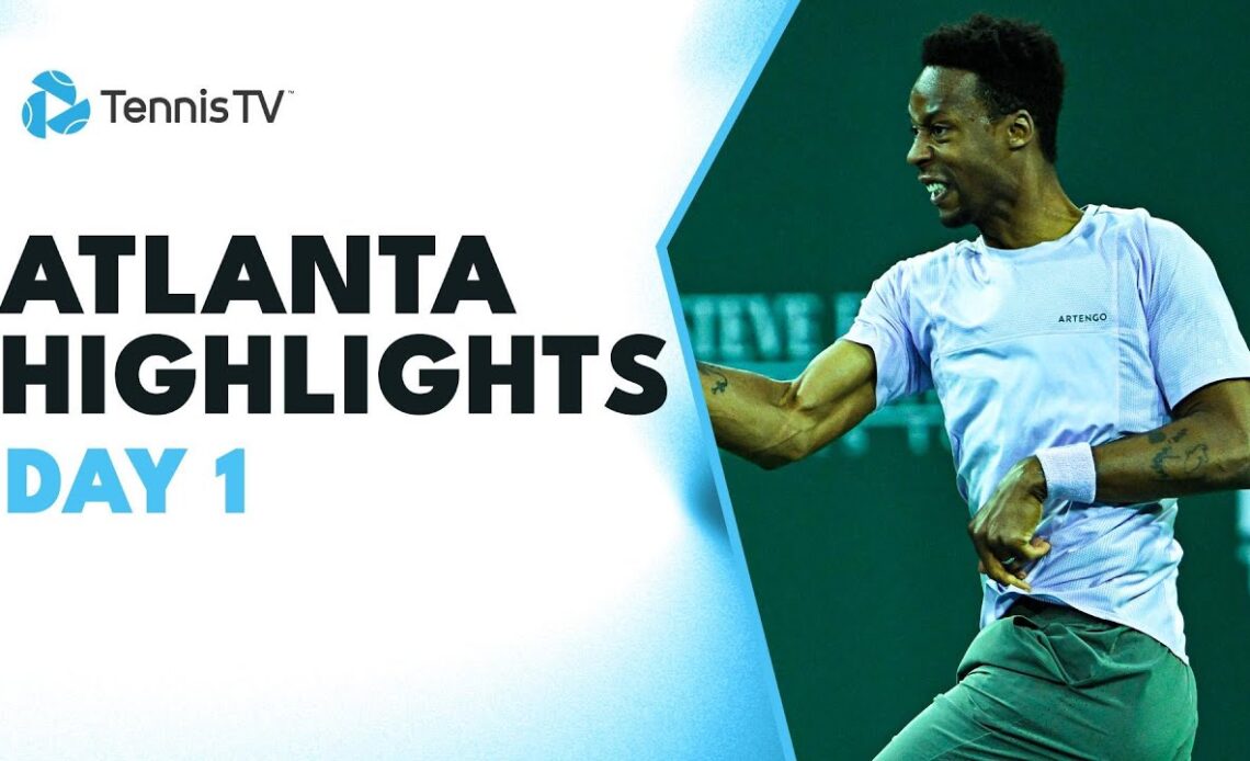 Monfils and Kokkinakis DELIVER; Wolf, Quinn, Vukic in Action | Atlanta 2023 Day 1 Highlights