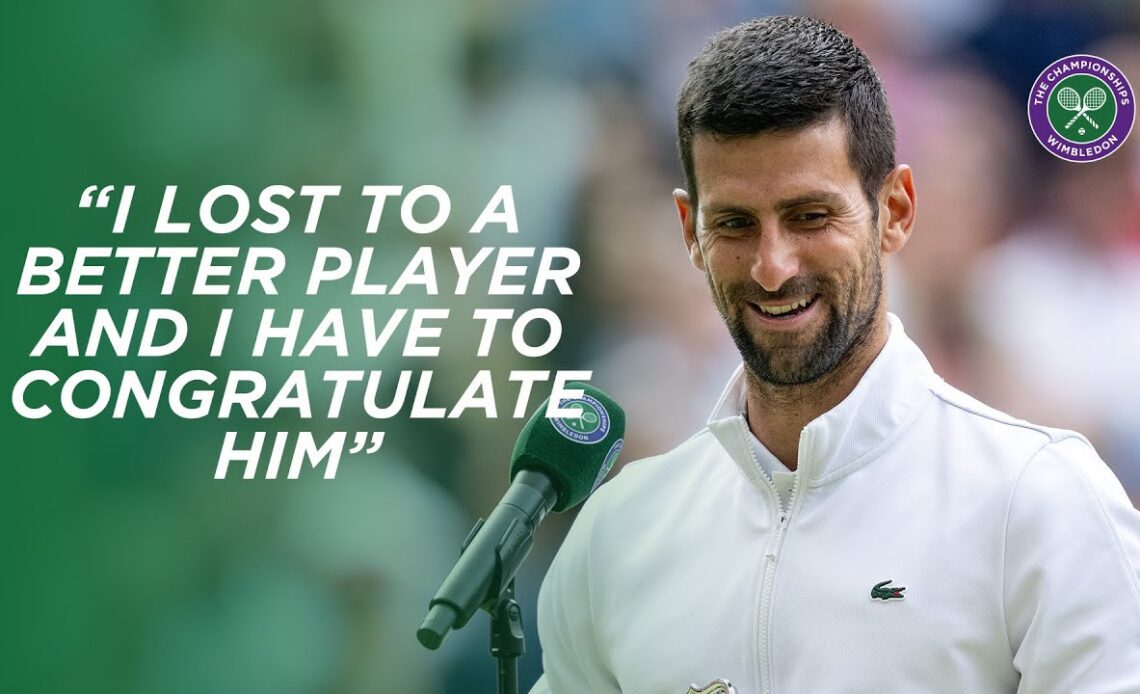 Novak Djokovic | Finalist Interview | Wimbledon 2023