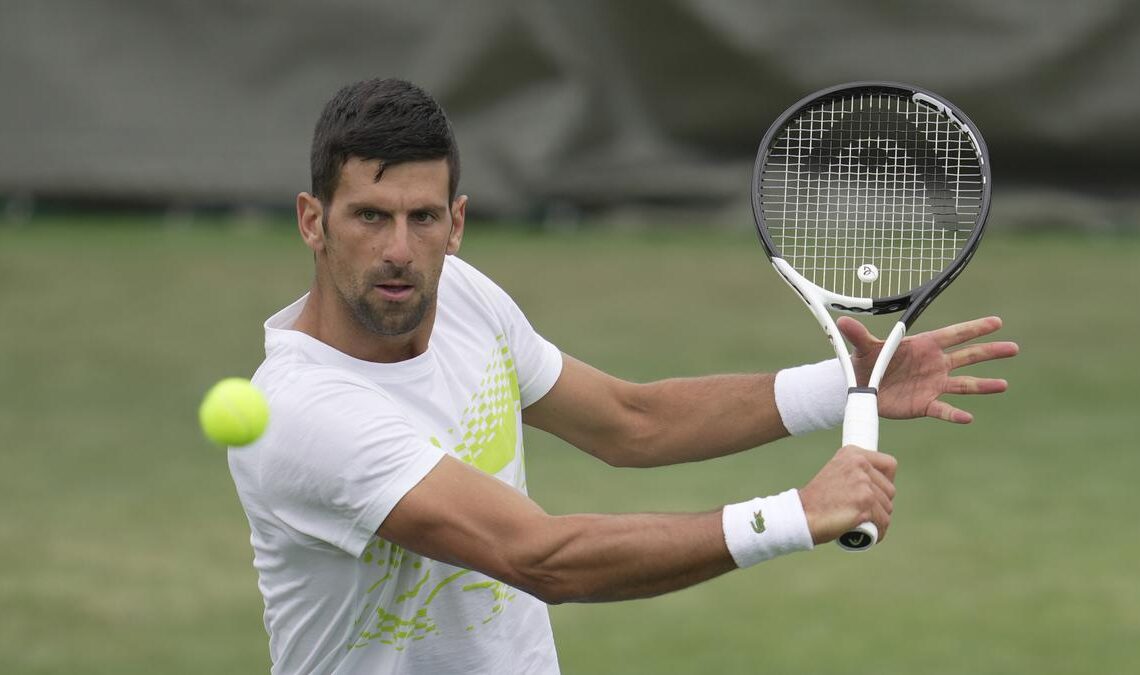 Novak Djokovic's bid for Wimbledon title No. 8 and Grand Slam trophy No. 24 starts on Monday