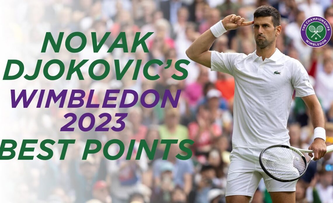 Novak at his very best! | Novak Djokovic Best Points from Wimbledon 2023