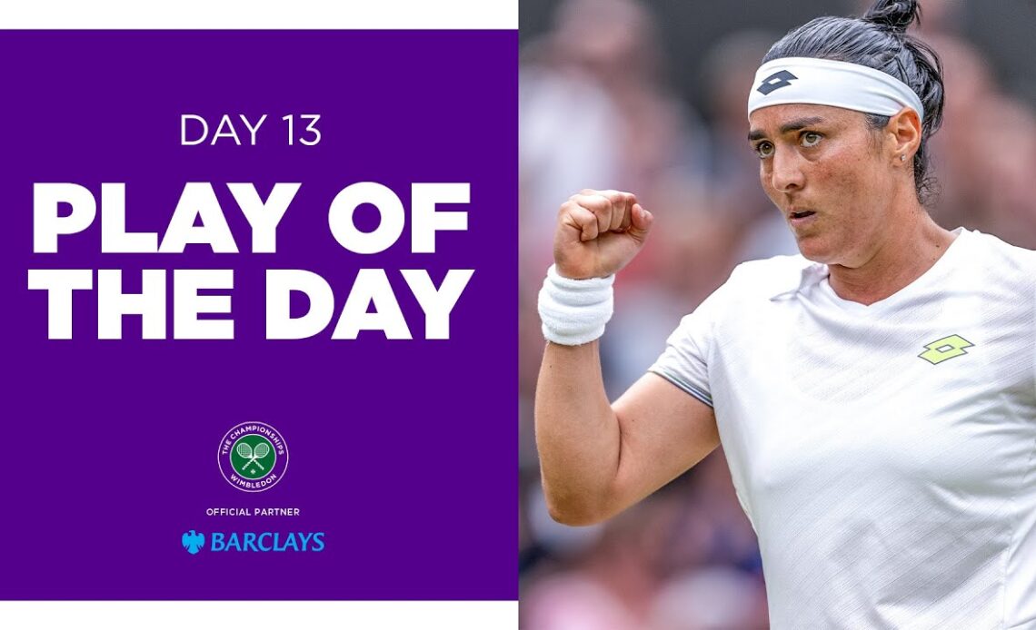 Ons Jabeur Wins Epic Rally 😲 | Play of the Day Presented by Barclays