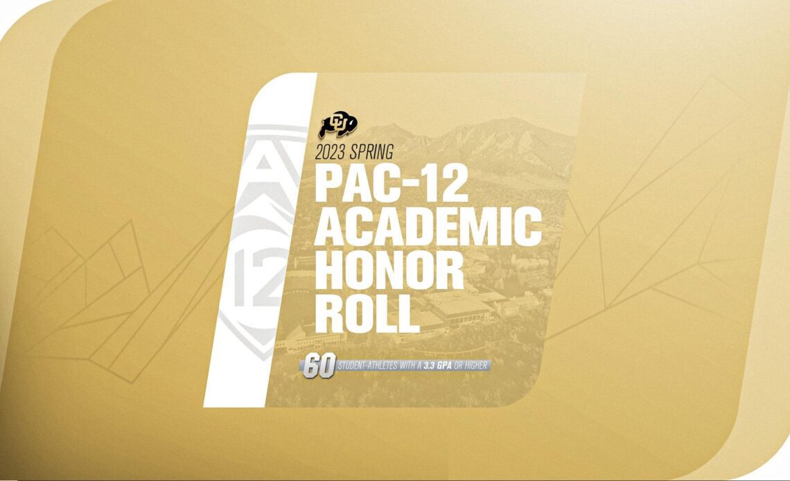 Pac-12 Names 60 Buffaloes To Spring Academic Honor Roll