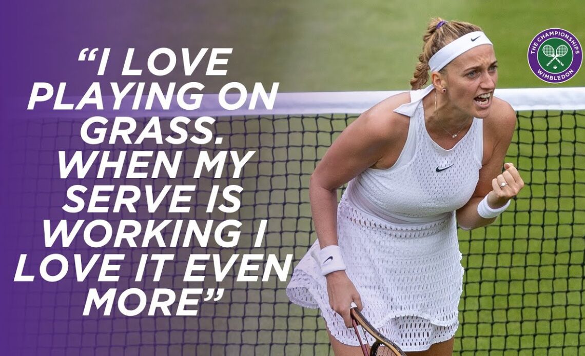 Petra Kvitova is "ready for some press" after Third Round victory | Wimbledon 2023