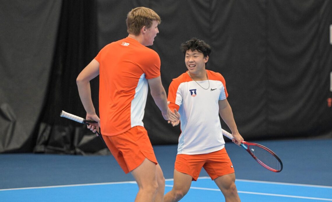 Petrov, Heck, Ozolins Advance at Day Two of Fighting Illini Open