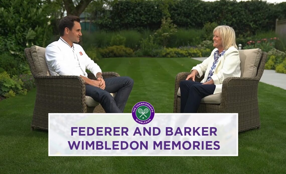 Roger Federer and Sue Barker Reunite | Wimbledon 2023