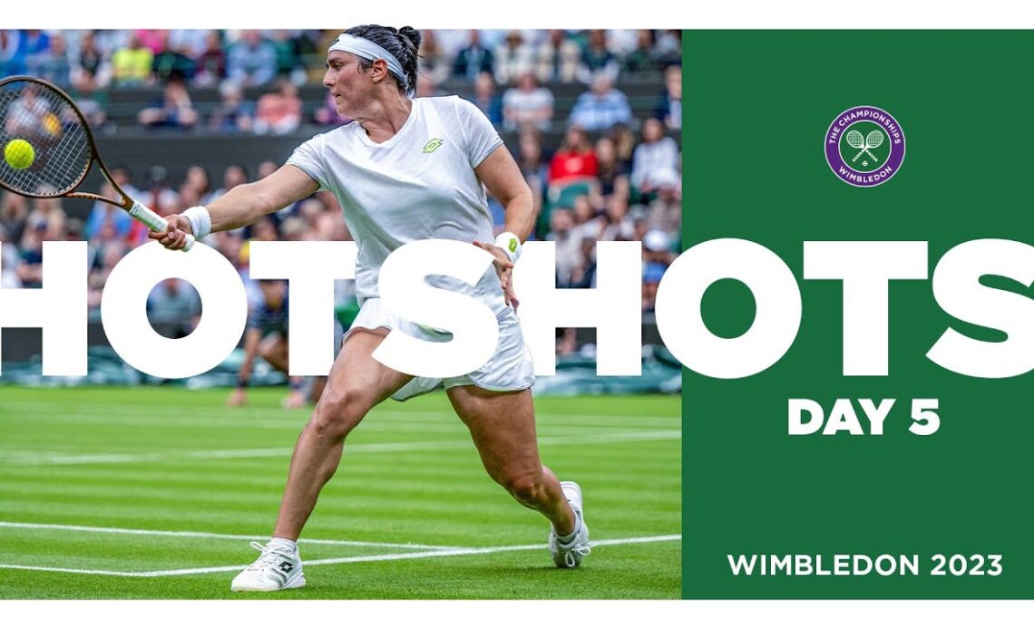 Sensational Shots On Grass 🎾 | Hot Shots Day 5 | Wimbledon 2023