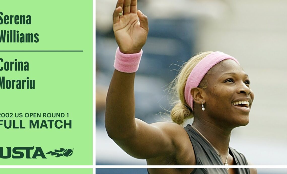 Serena Williams vs. Corina Morariu Full Match | 2002 US Open Round 1