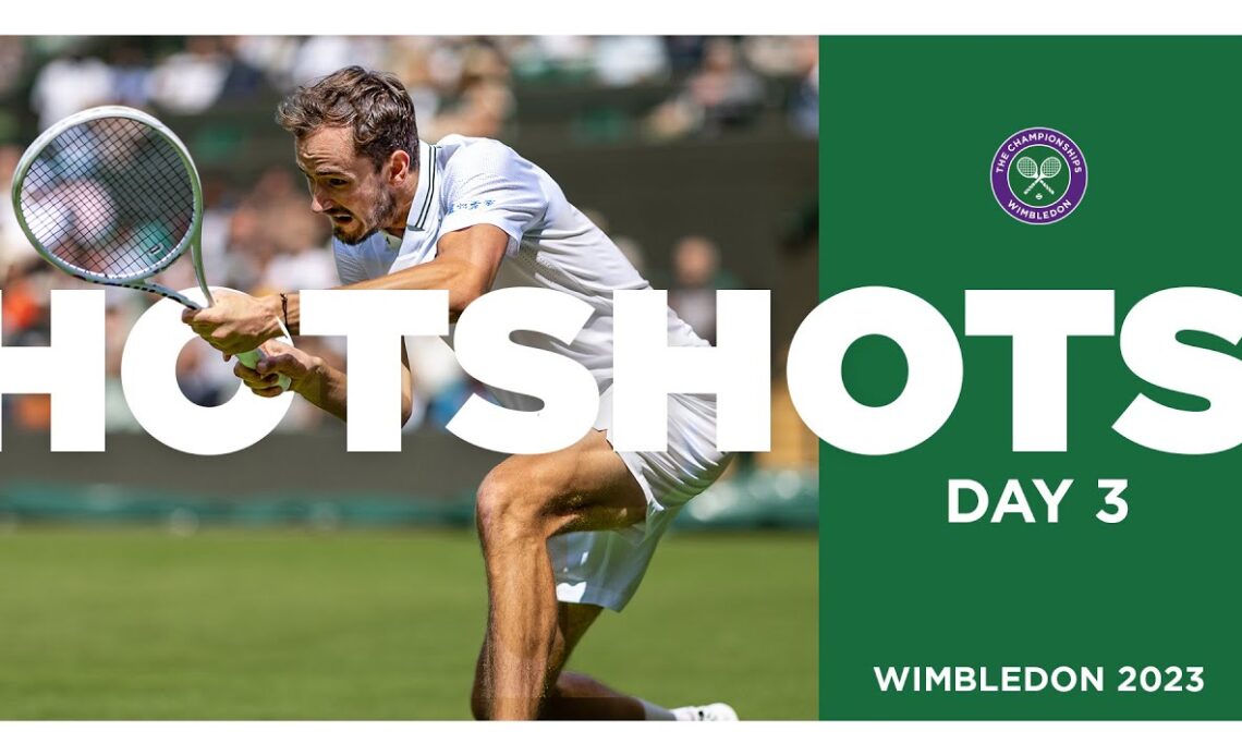 Shots You HAVE To See! | Hot Shots Day 3 | Wimbledon 2023