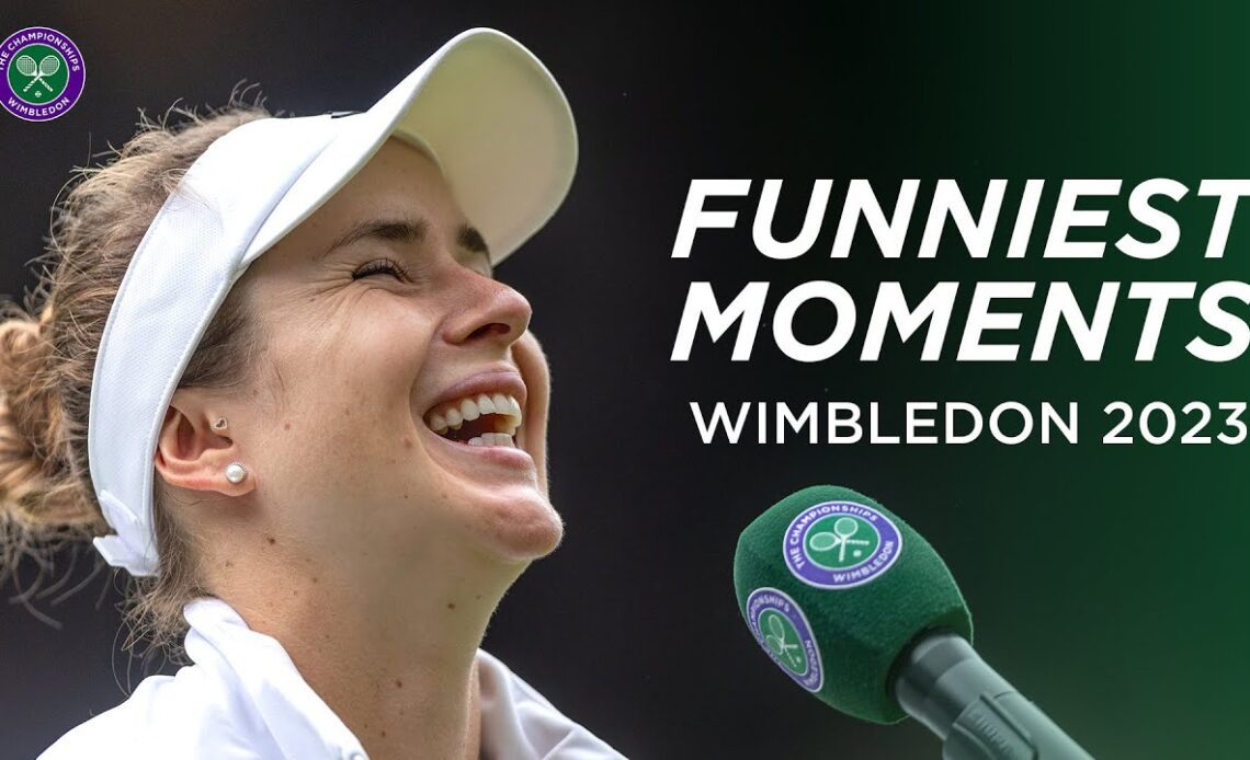 THE FUNNIEST MOMENTS OF WIMBLEDON 2023 🤣