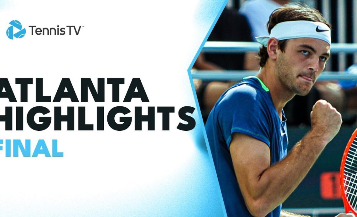 Taylor Fritz & Aleksandar Vukic Play for the Title 🏆 | Atlanta Open 2023 Final Highlights