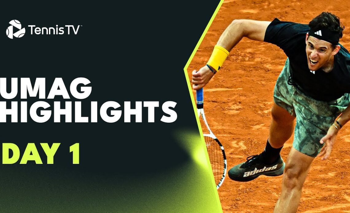 Thiem Takes On Bagnis; Cilic & More Feature | Umag 2023 Highlights Day 1