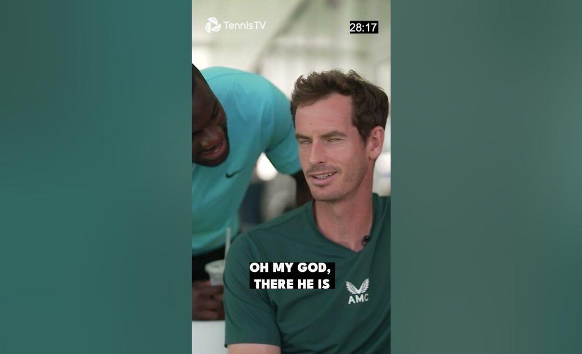 Tiafoe Gatecrashes Andy Murray's Interview 😂