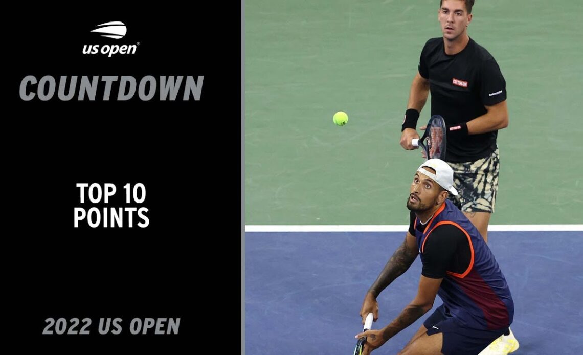 Top 10 Doubles Points of the Tournament | 2022 US Open