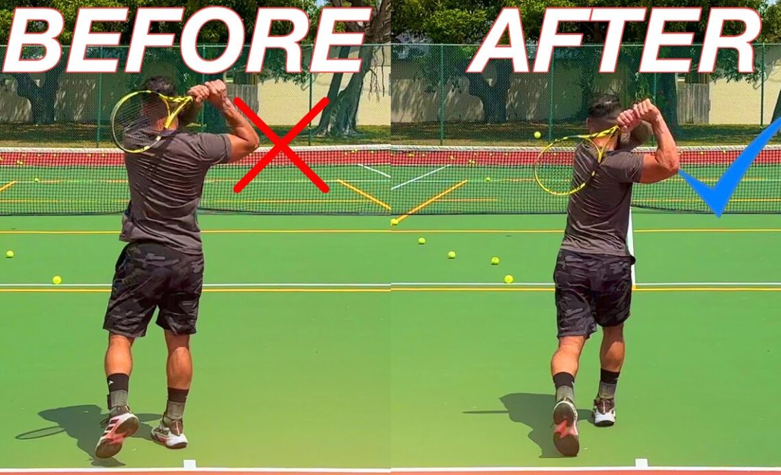 Two-Handed Backhand Swing Path Correction | 3.5 NTRP Lesson